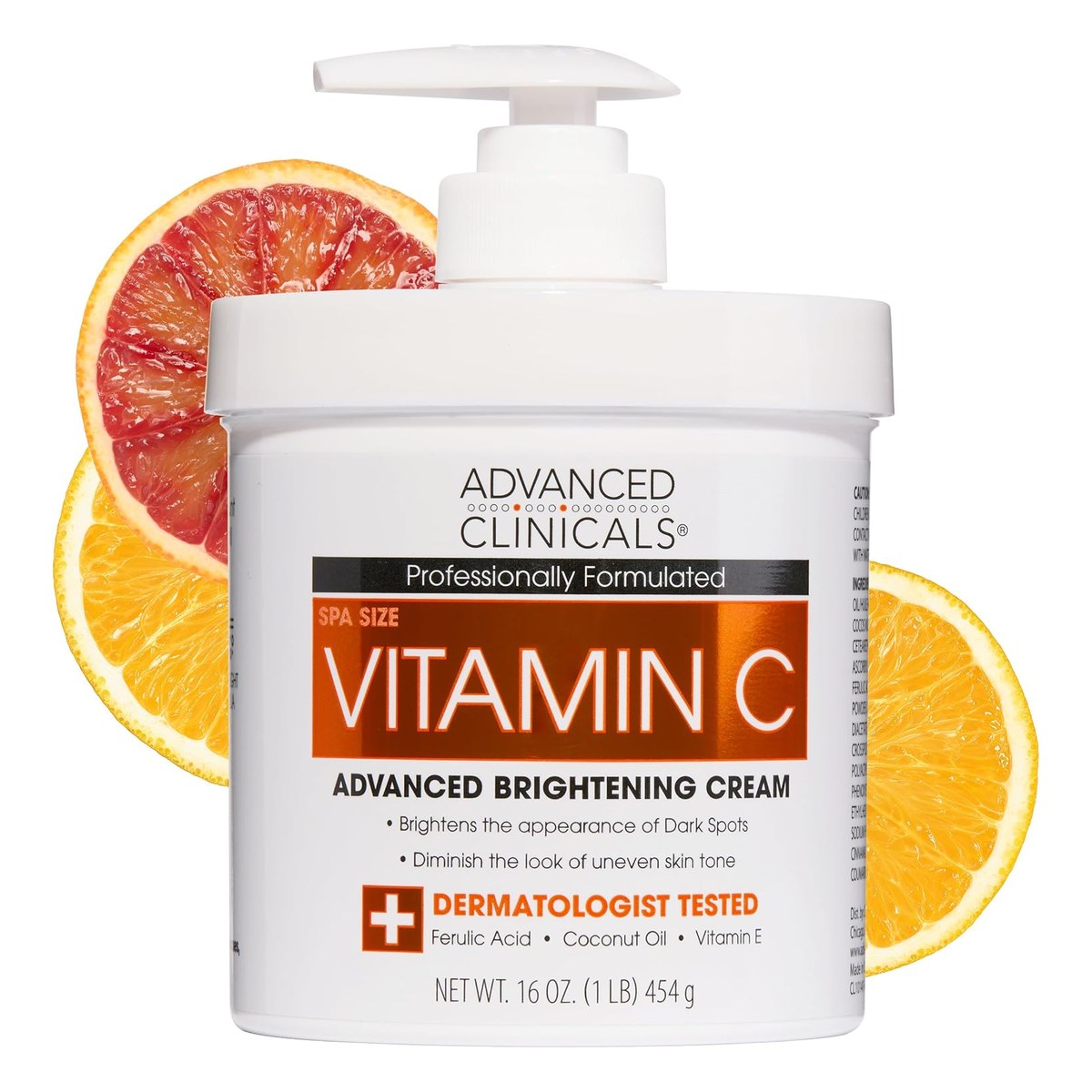 Advanced Clinicals Vitamic C Cream 16oz