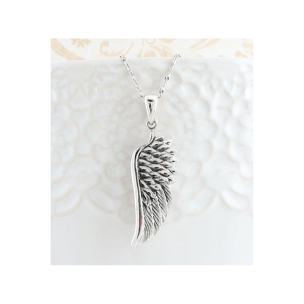 Angel Wings Silver Necklace