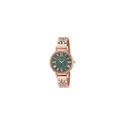 Anne Klein Rose Gold Tone Bracelet Watch with a Green Dial Model Ak / 2158gnrg