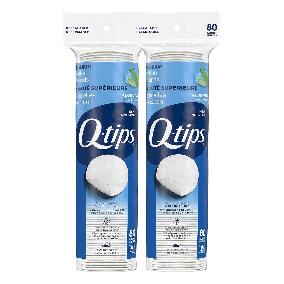 Beauty 360 Premium Cotton Rounds 80