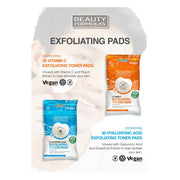 Beauty Formula Hyluronic Acid Exfoliating Toner Pads