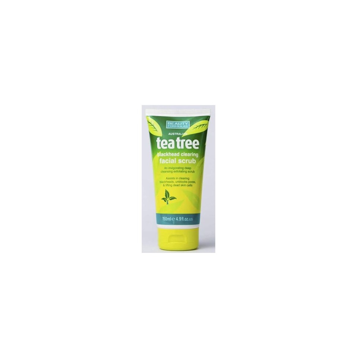 Beauty Formula Tea Tree Blackhead Clearing Facial Scrub 150ml