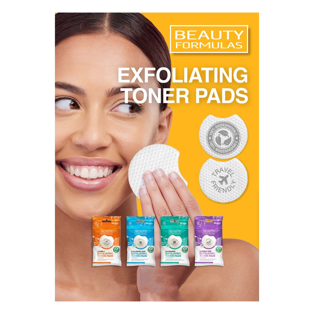 Beauty Formula Vitamic C Exfoliating Toner Pads