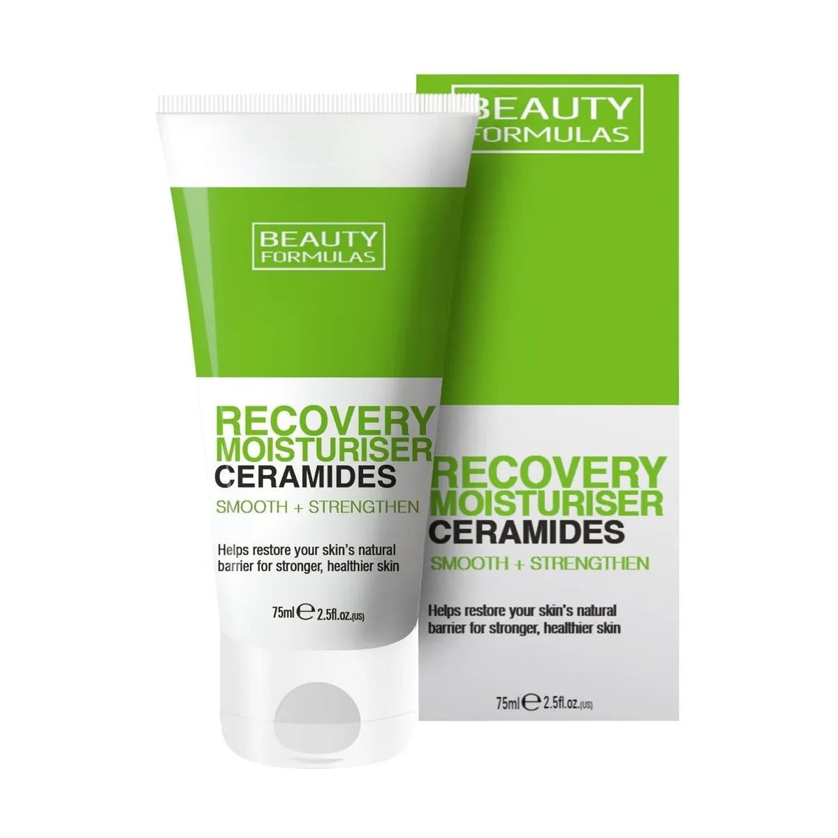 Beauty Formulas Recovery Moisturiser Ceramides 75ml