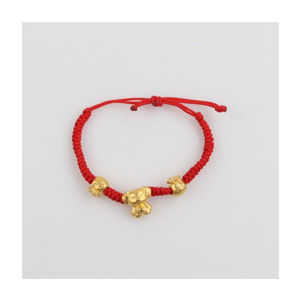 Bracelet Gold and Red