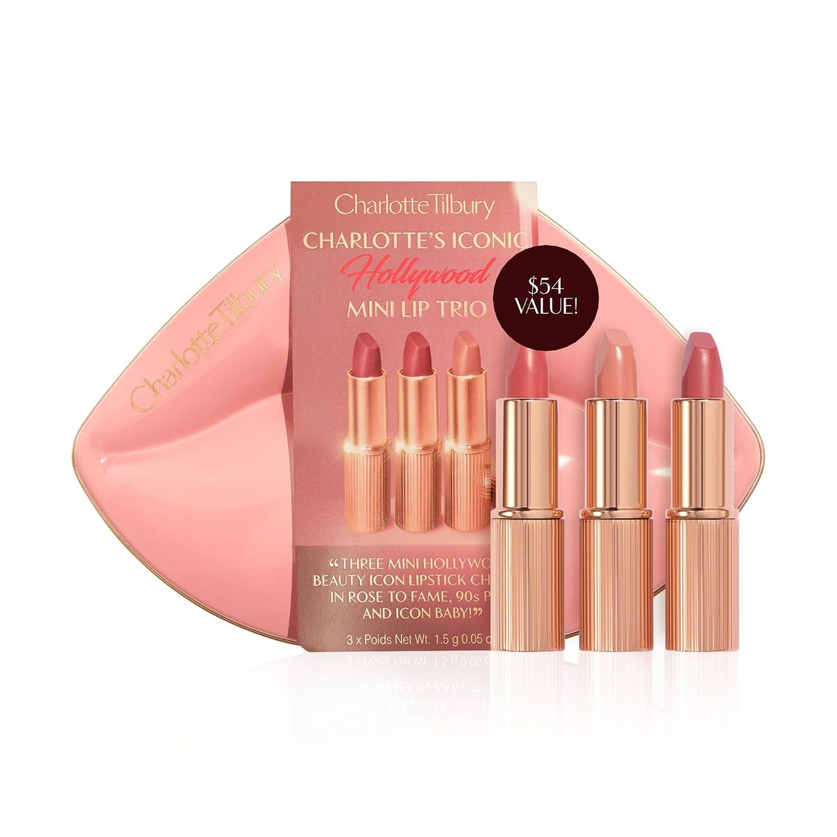 Charlotte Tillbury Iconic Hollywood Lip Trio