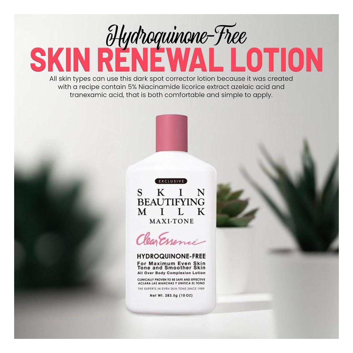 Clear Essence Skin Beautifying Milk Maxitone
