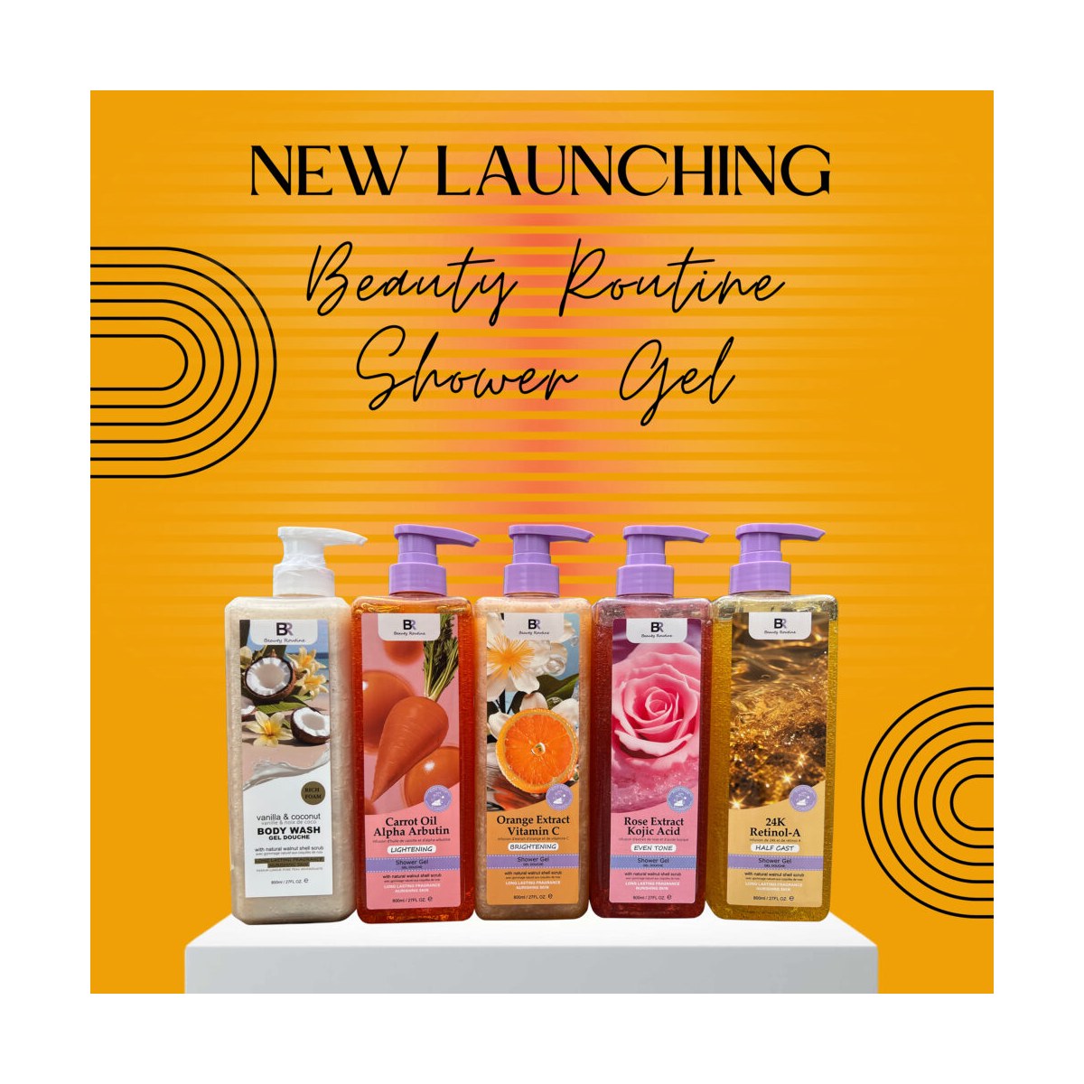Cm New Brights Luxury Whitening Vitaminc Shower Gel 1000ml