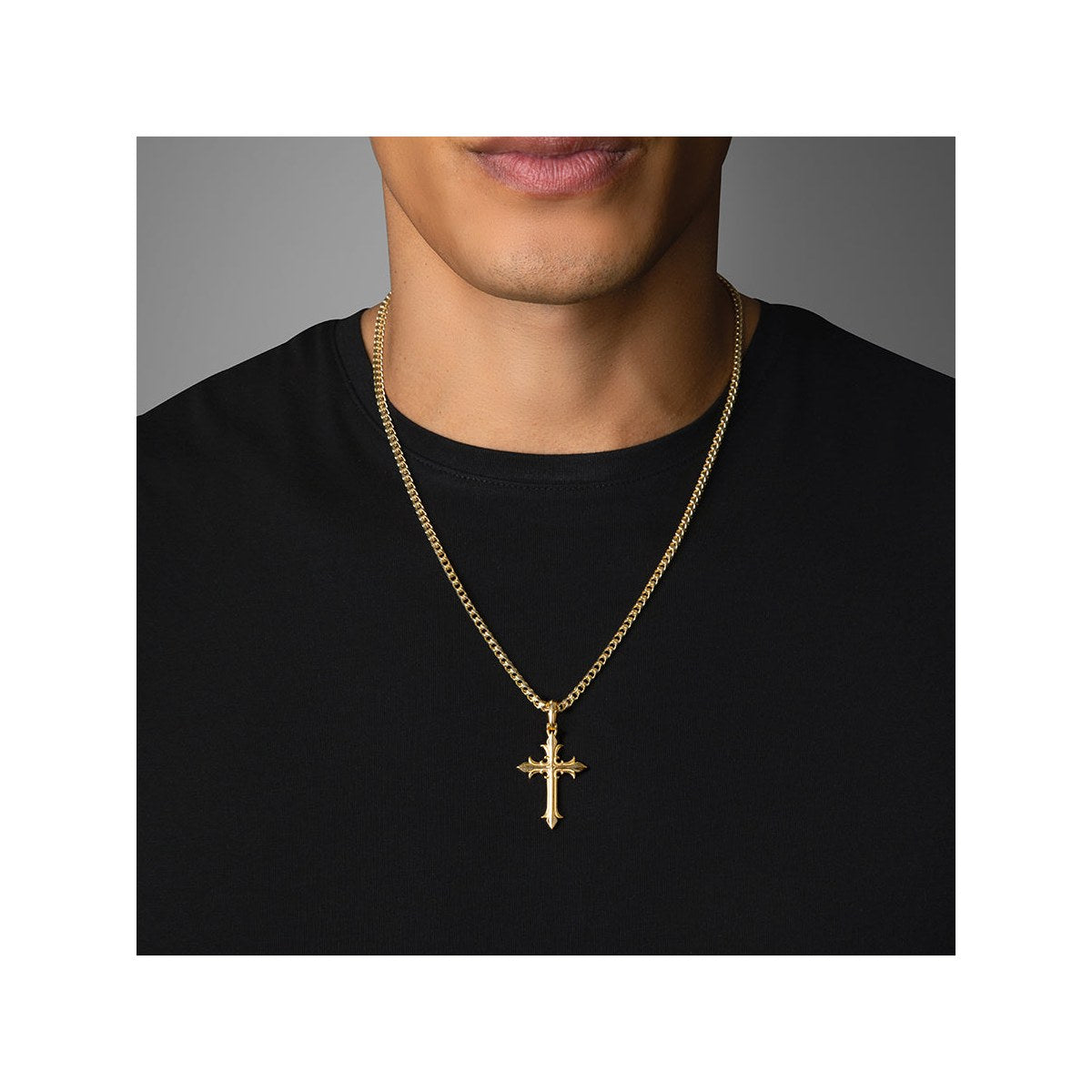 Cross Gold Chain Cbc