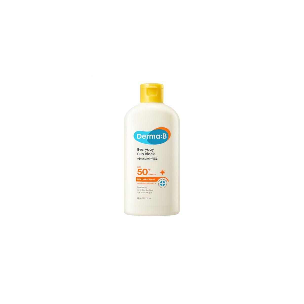 Derma B Everyday Sun Block Spf50++ 200ml