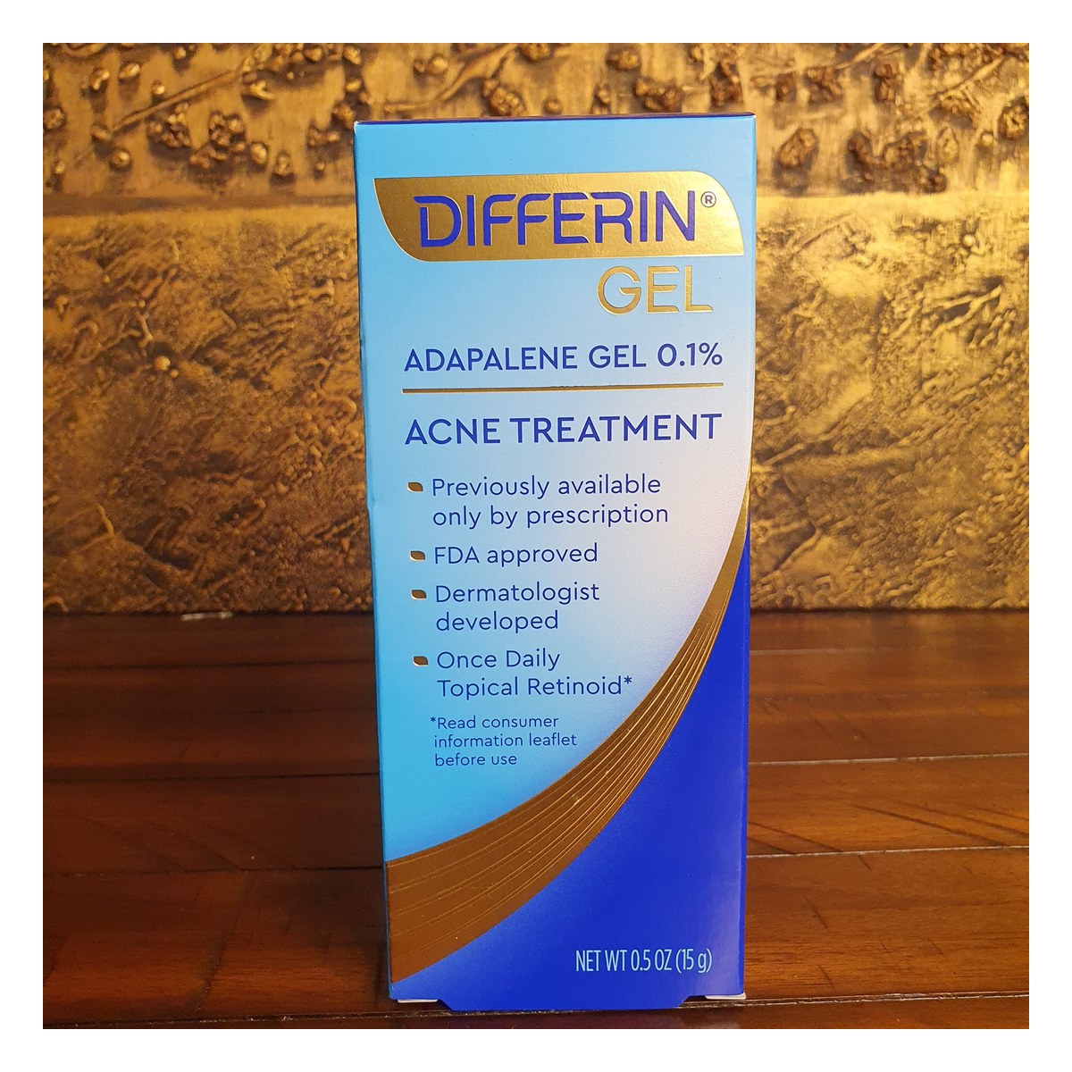 Differin Gel Adapalene Gel 0.1% Acne Treatment 15g