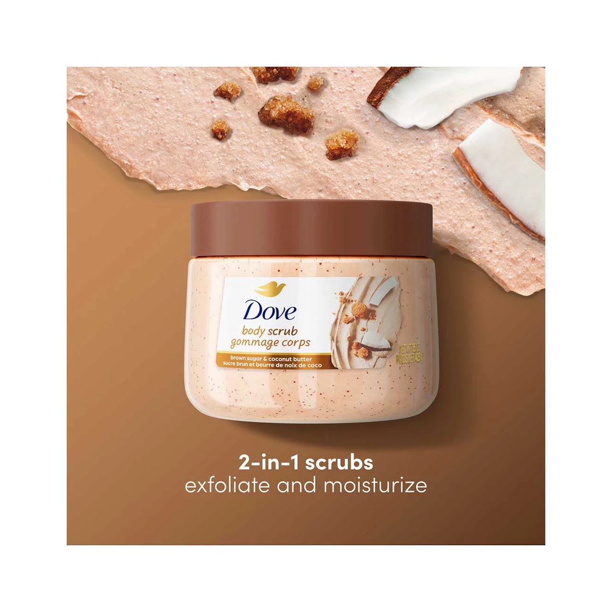 Dove Brown Sugar & Coconut Butter 15oz