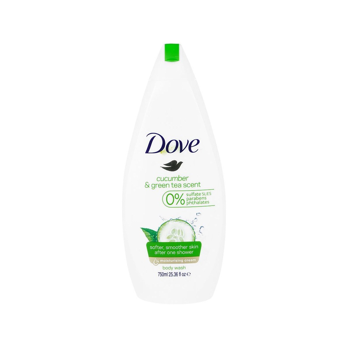 Dove Cucumber & Green Tea Scent Body Wash 750ml