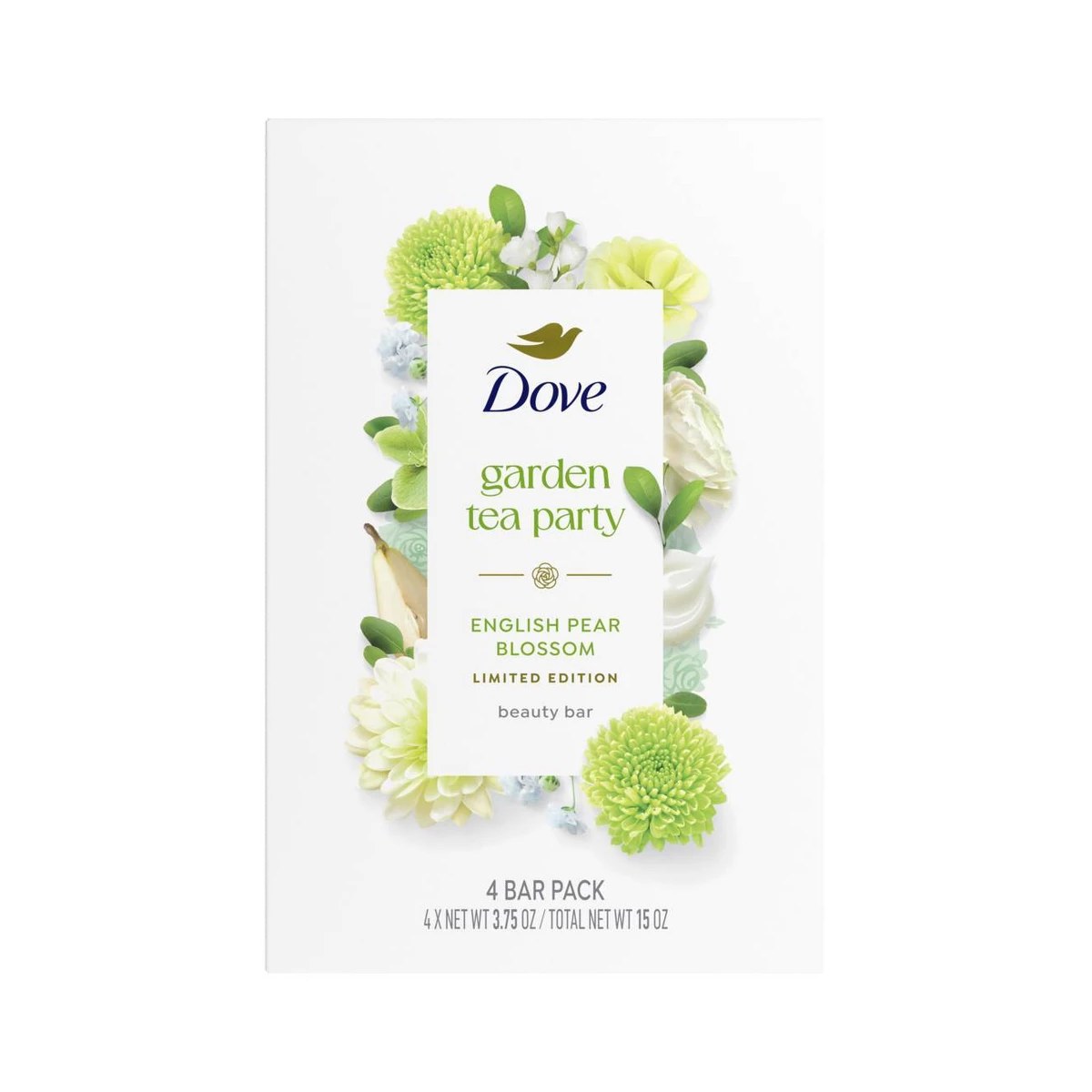 Dove Garden Tea Party English Pear Blossom Limited Edition