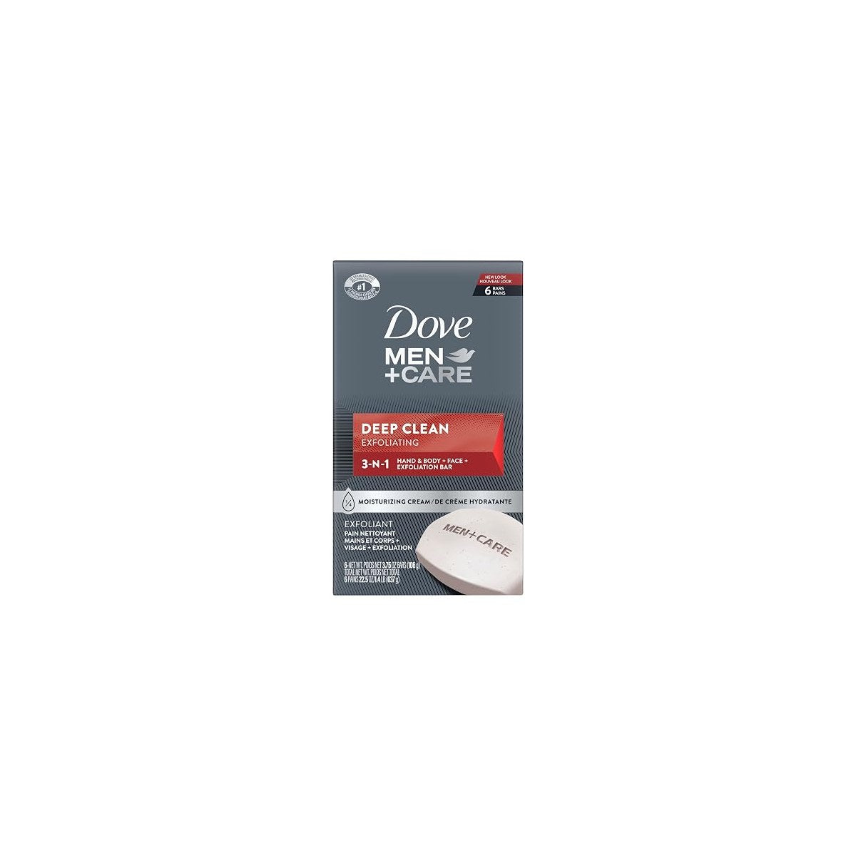 Dove Men+care Deep Clean Body and Face Bar(single