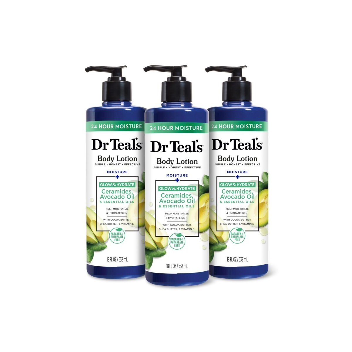 Dr.teal's Bath and Body Oil Ceramide and Avocado