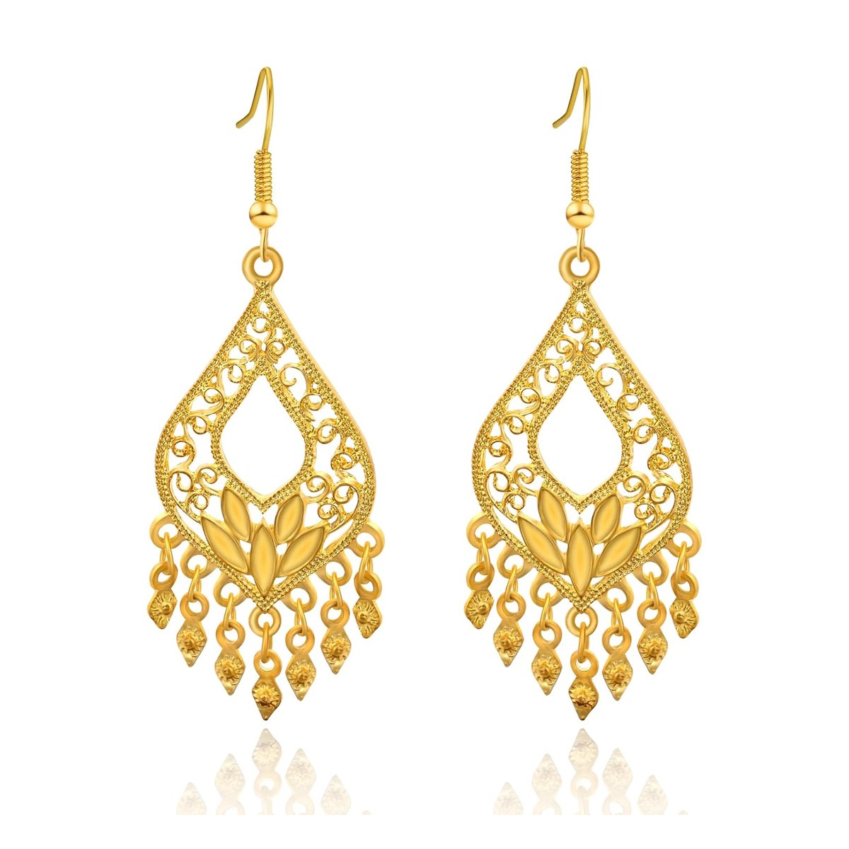 Earrings Long Gold
