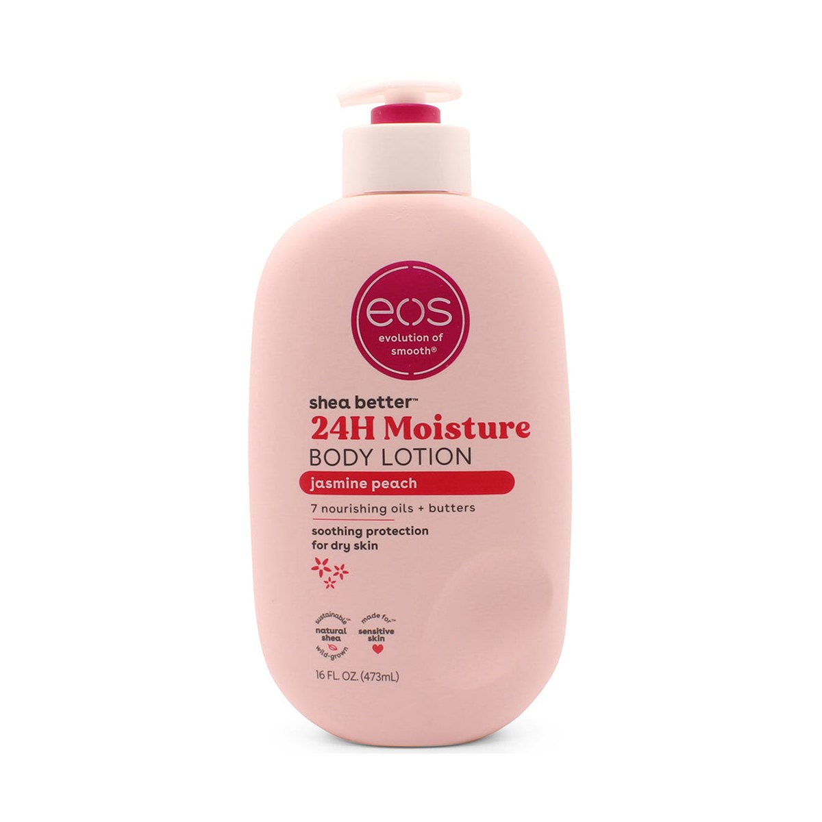 Eos Shea Butter Jasmine Peach 473ml
