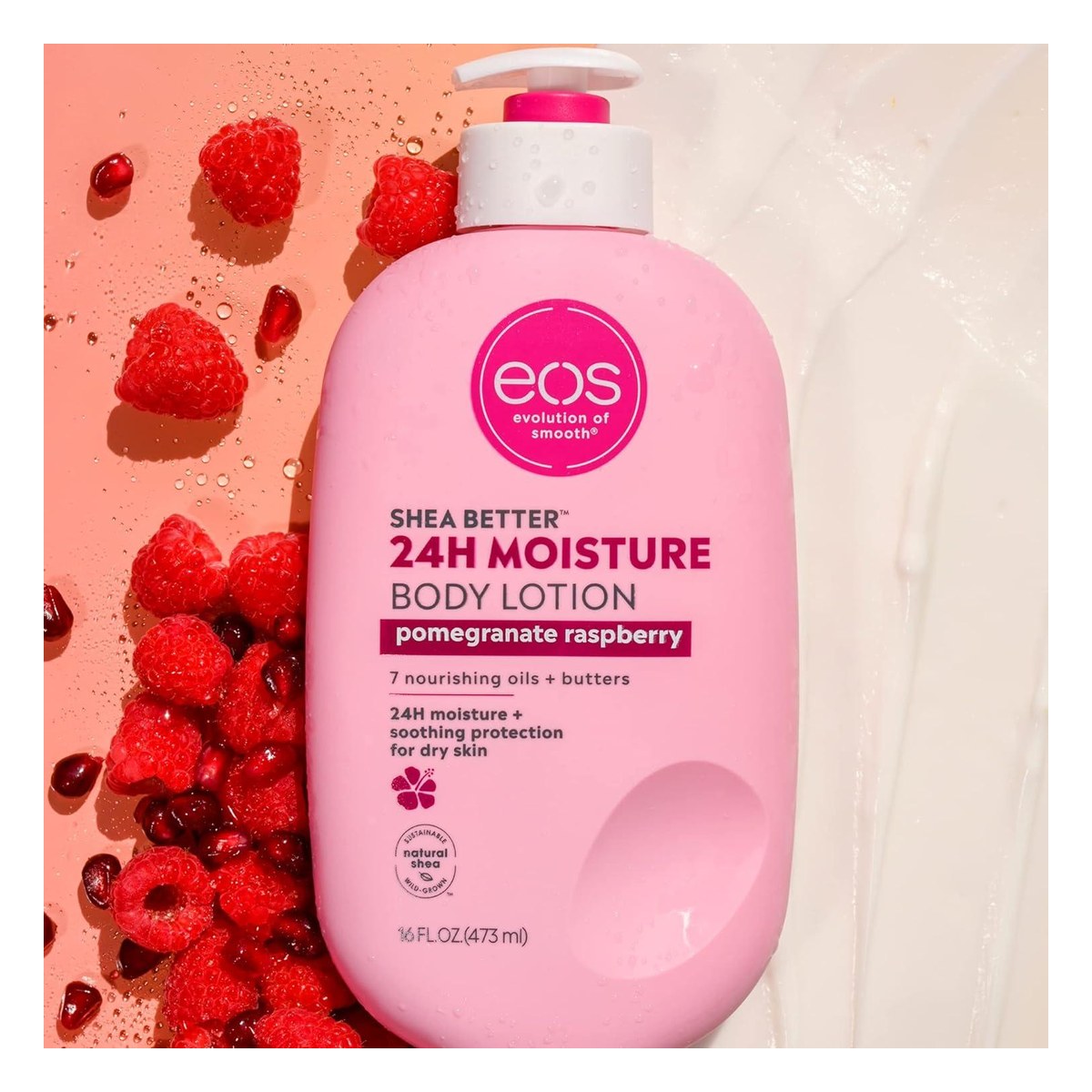 Eos Shea Butter Pomegranate Raspherry Body Lotion