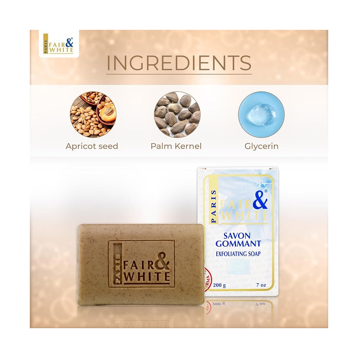 Fair & White Traditional Honey Soap 200g