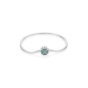 Four Leaf Cover Charm Bracelet