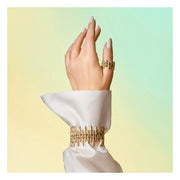 Gold Bracelet with Ring Gbwr
