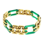 Gold & Green Bracelet