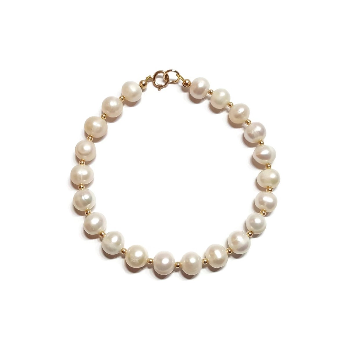 Gold & Pearl Bracelet