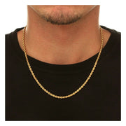 Gold Rope Chain Necklace