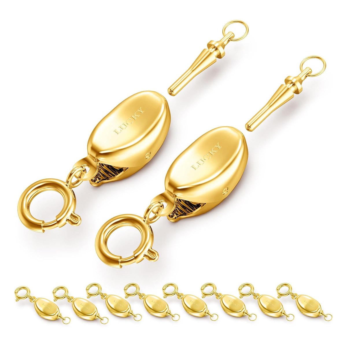Gold Toggle Clasp Chain
