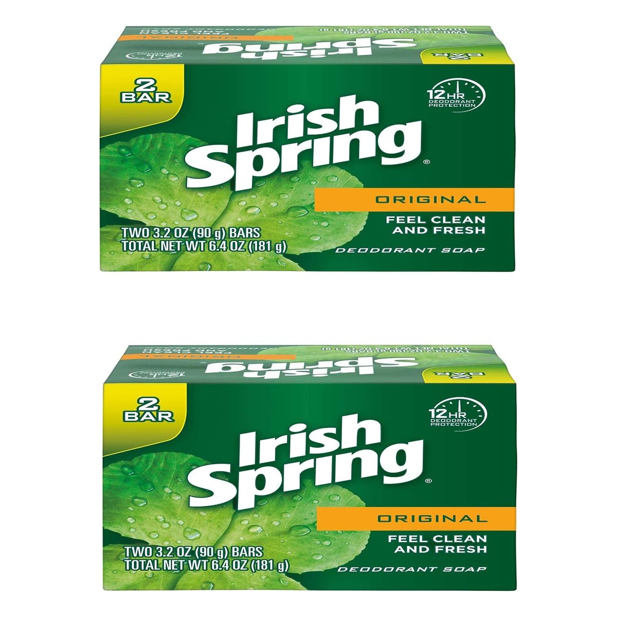 Irish Spring Original Bar Deodorant Soap(6 628.8g