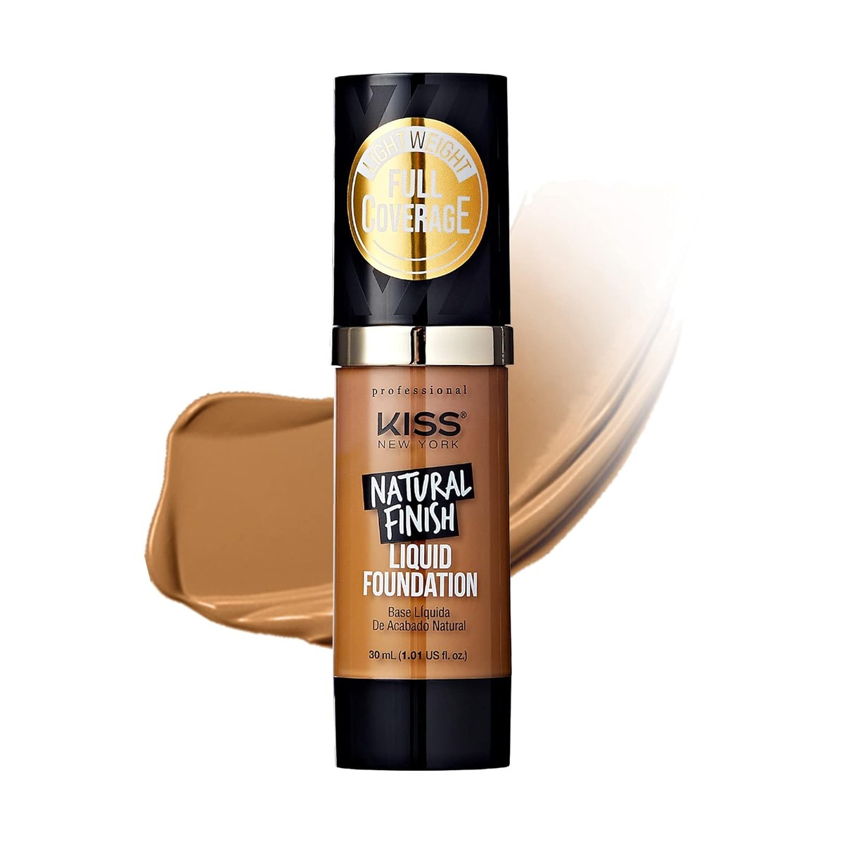 Kiss Natural Finish Sienna Foundation
