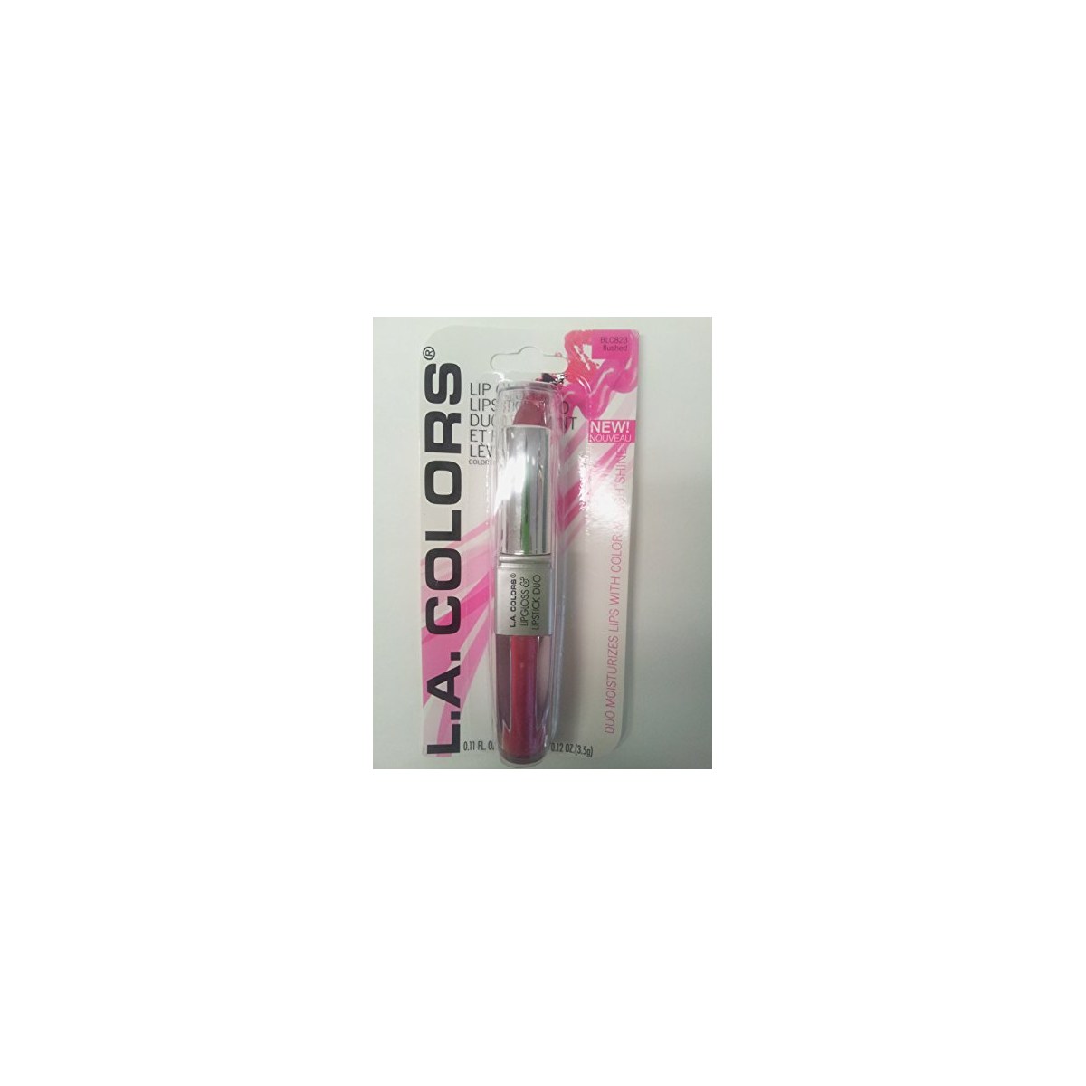 L.A Colors High Shine Lip Duo Two in One Lipstick(826