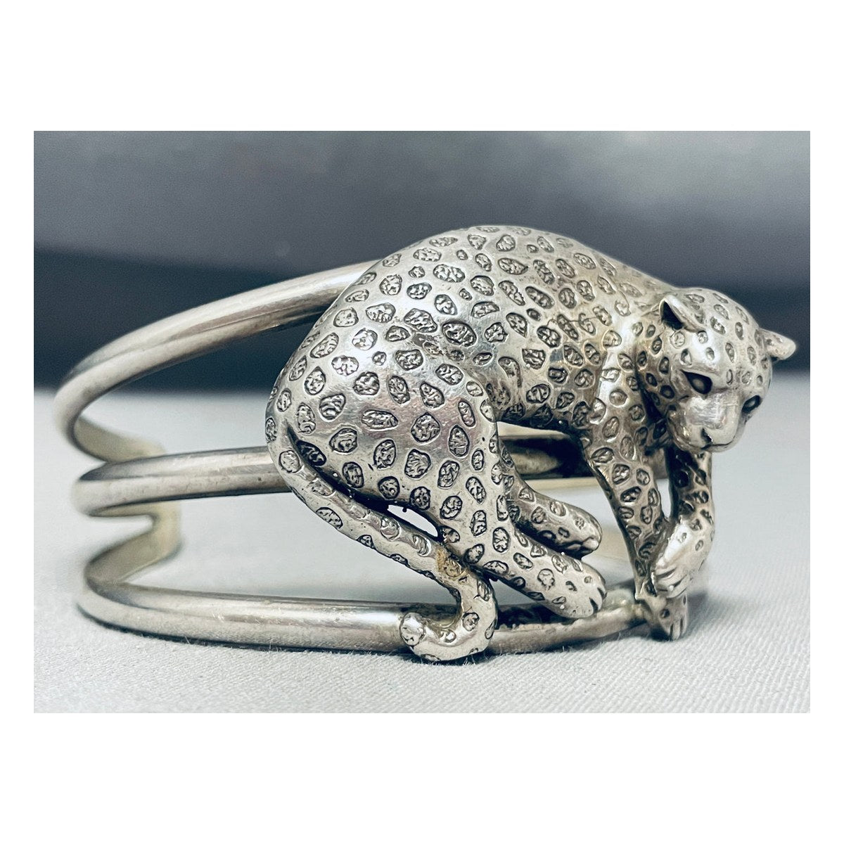 Leopard Silver Bracelet Lsb