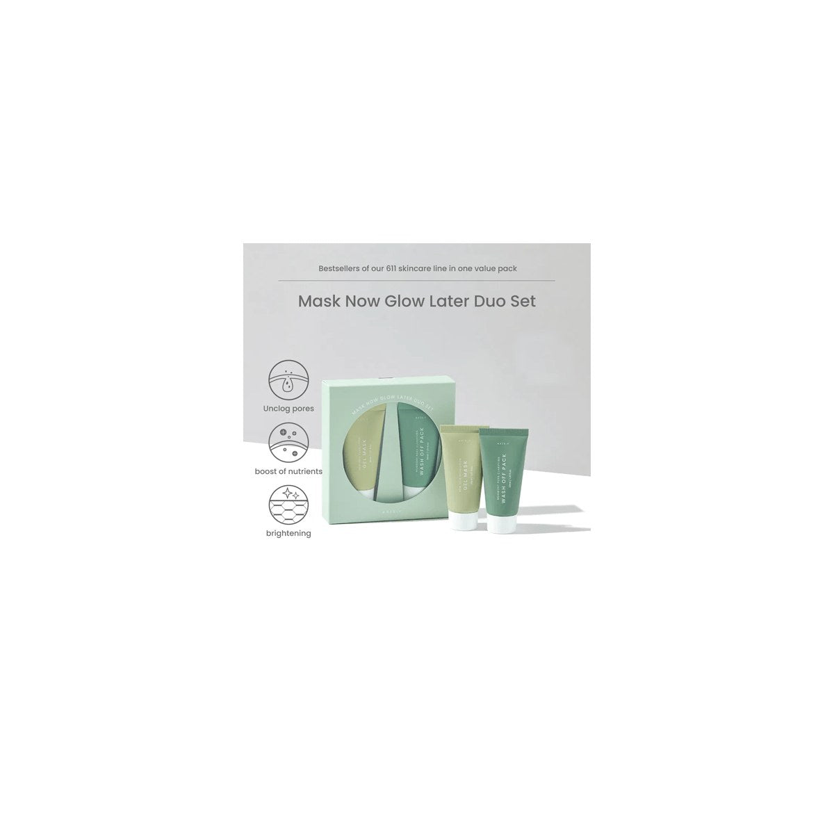 Mask Now Glow Later Duo Set