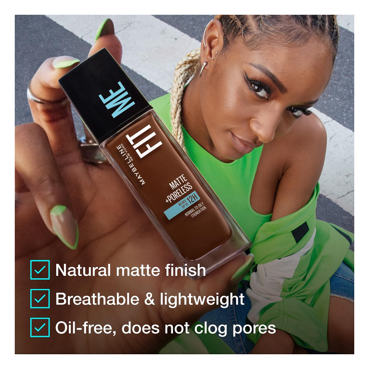 Maybelline Fit Me Liquid Foundation 370 Deep Bronze