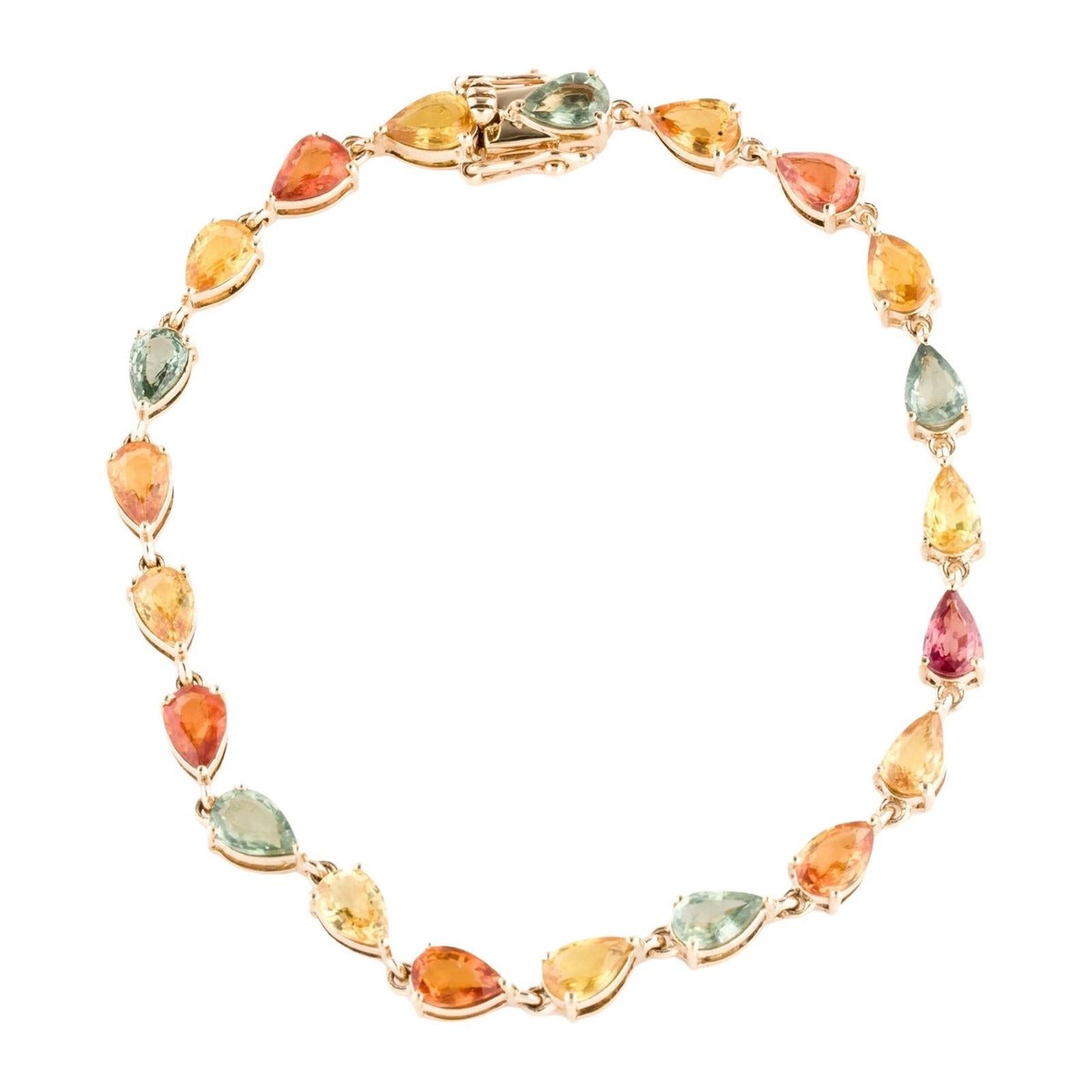 Multicolored Gold Bracelet Mcgb