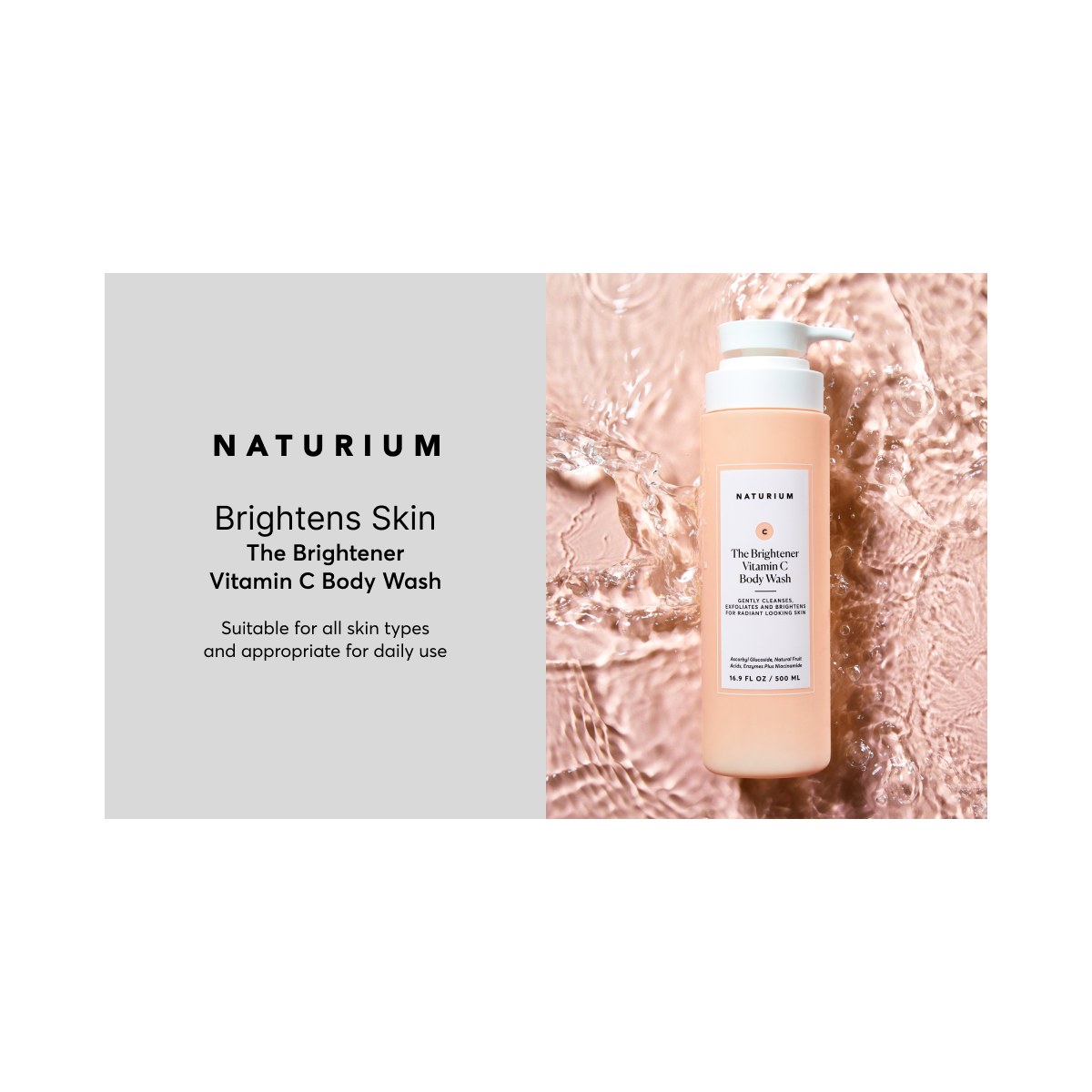 Naturium the Brighter Vitamin C Body Wash 16.9floz