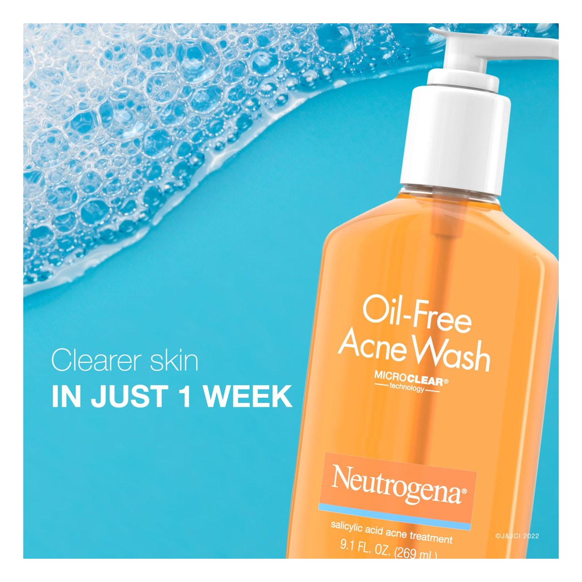 Neutrogena Oil Free Acne Wash 9.1 Fl.oz