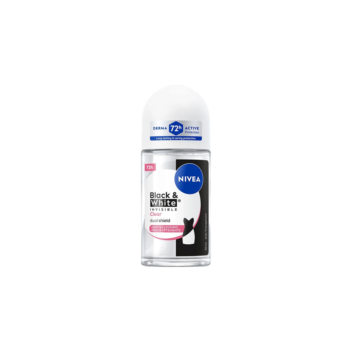 Nivea Black & White Invisible Clear Roll on 50ml