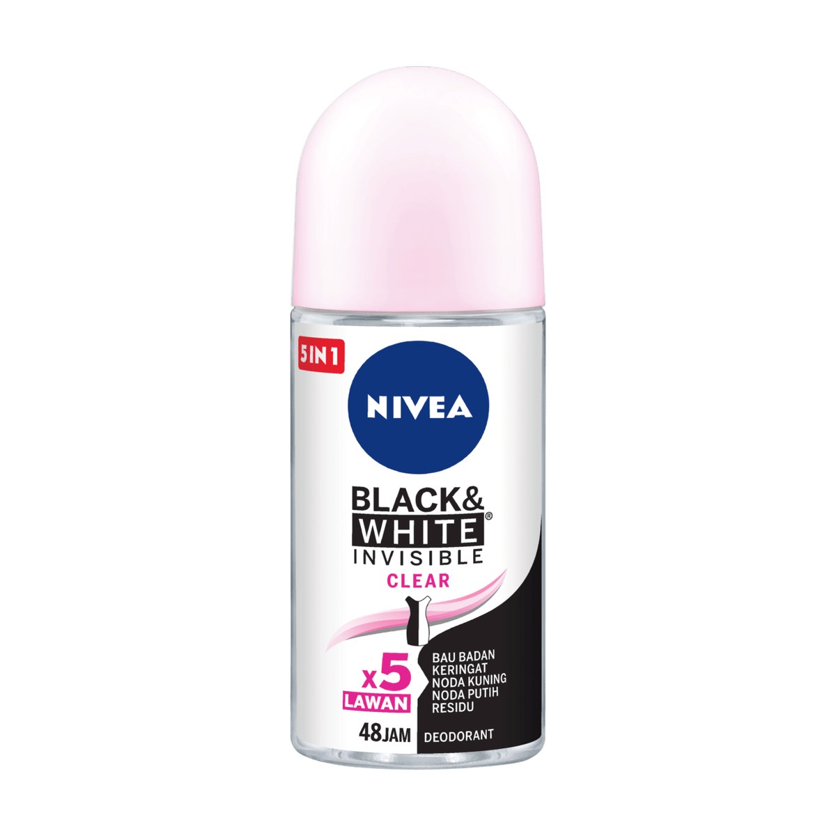 Nivea Black & White Invisible Clear Roll on 50ml