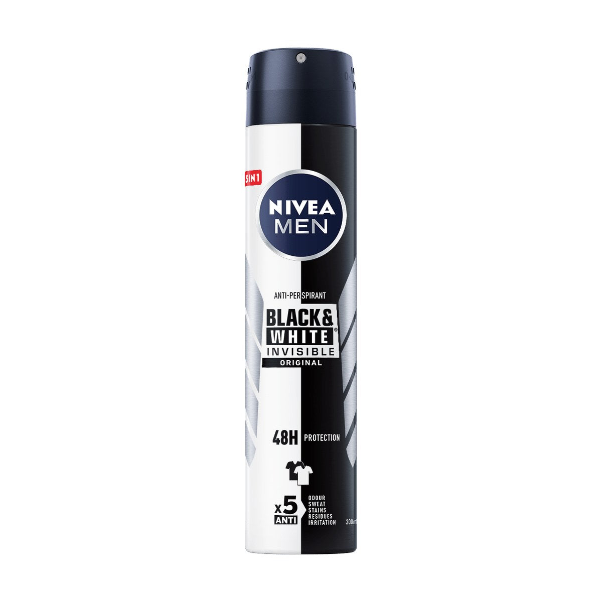 Nivea Men Black & White Invisible Anti Persipirant Spray150ml