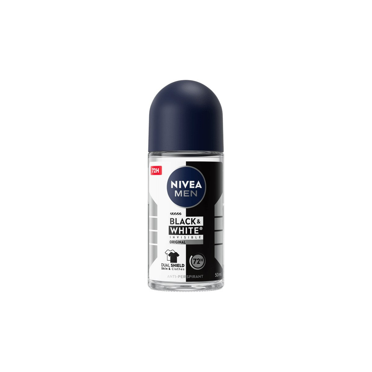 Nivea Men Black & White Invisible Original Roll on 50ml