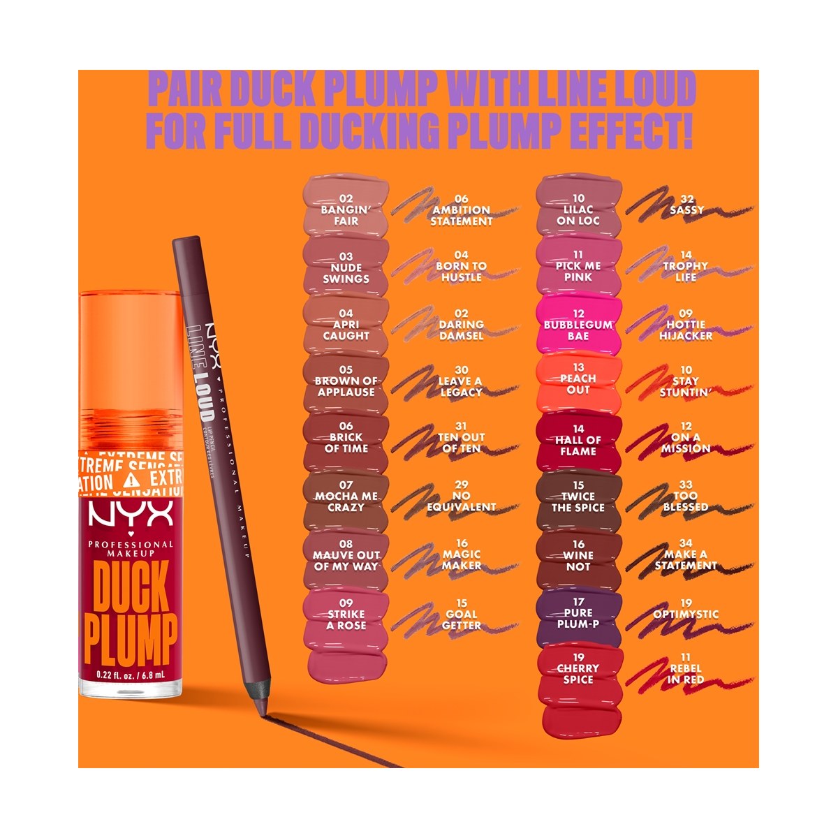 NYX Duck Plump 7ml Multiple Flavours