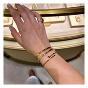 One Ring Gold Bracelet