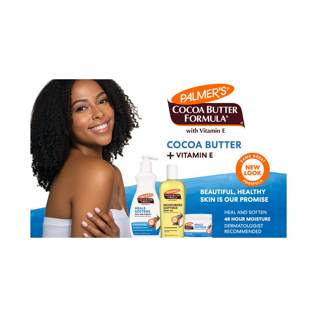 Palmer's Cocoa Butter Formula Vitamin Raw Shea Nourish 400ml
