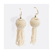Pearl Tassel Drop Earrings