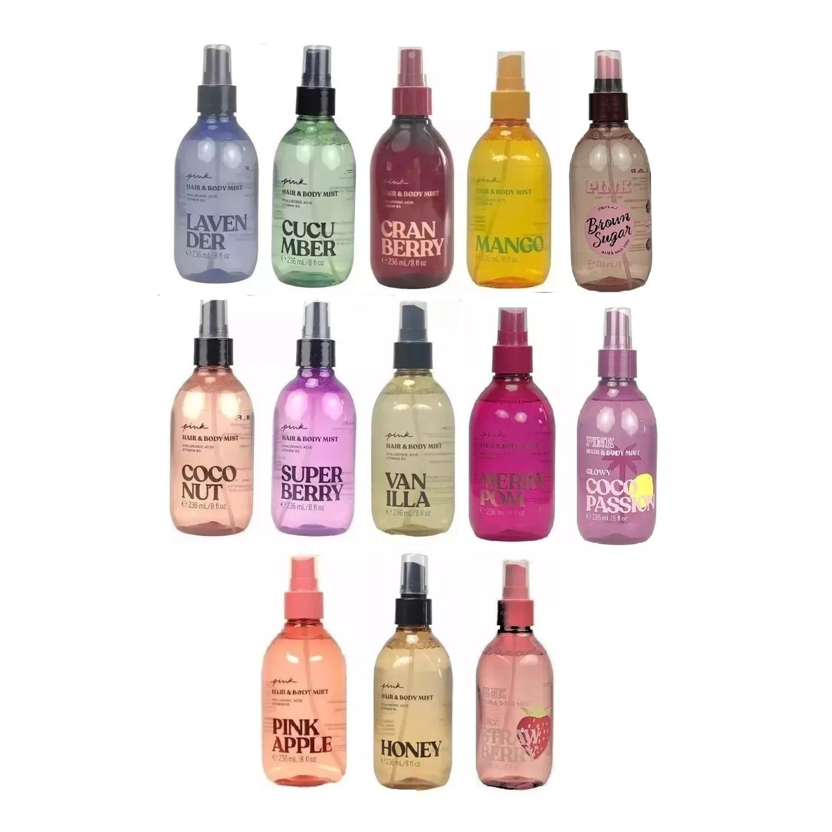 Pink Hair & Body Mist Lavender