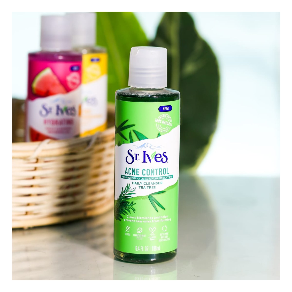 St Ives Acne Conrol Daily Cleanser Tea Tree 189ml