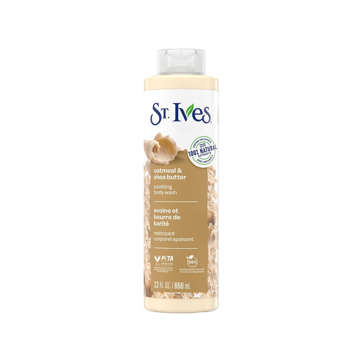St Ives Nourish & Soothe Oatmeal & Shea Butter Body Wash 709ml
